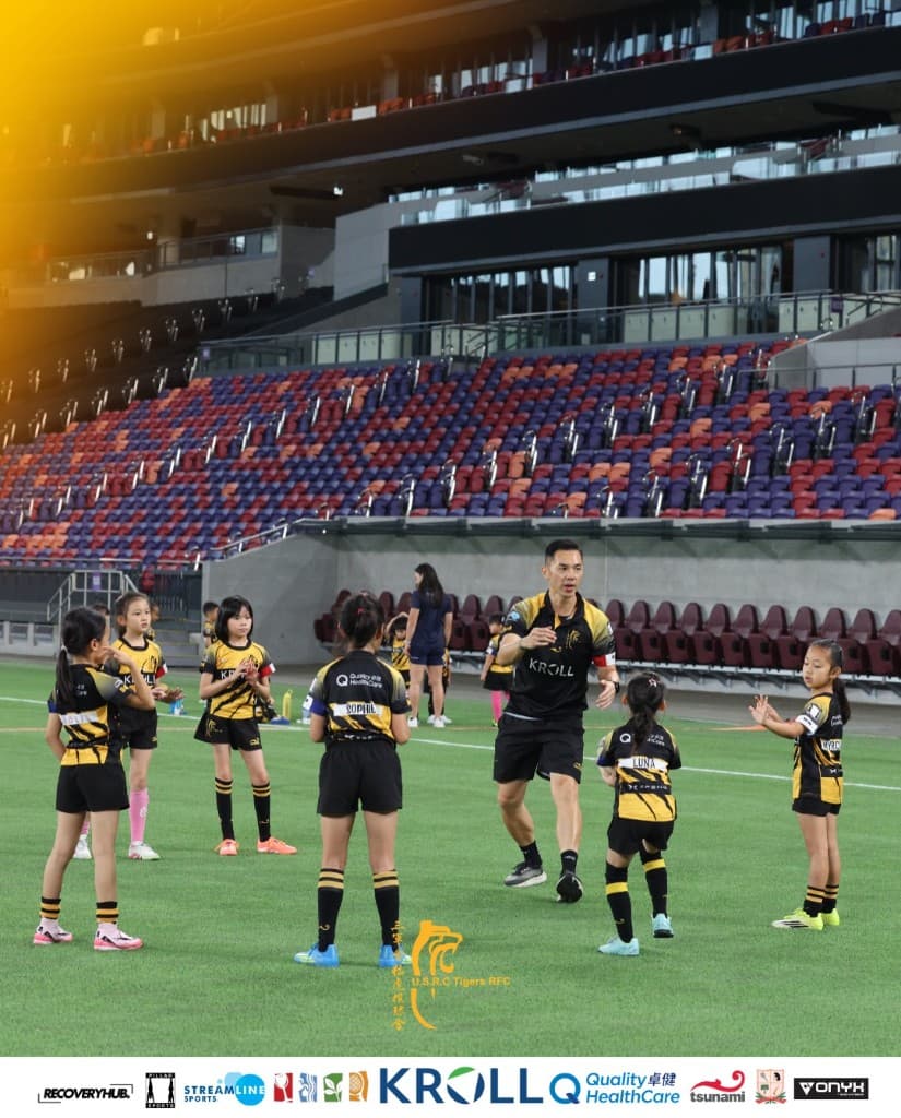 What a feeling! 🥹 The next generation enjoying their rugby at Kai Tak stadium. 